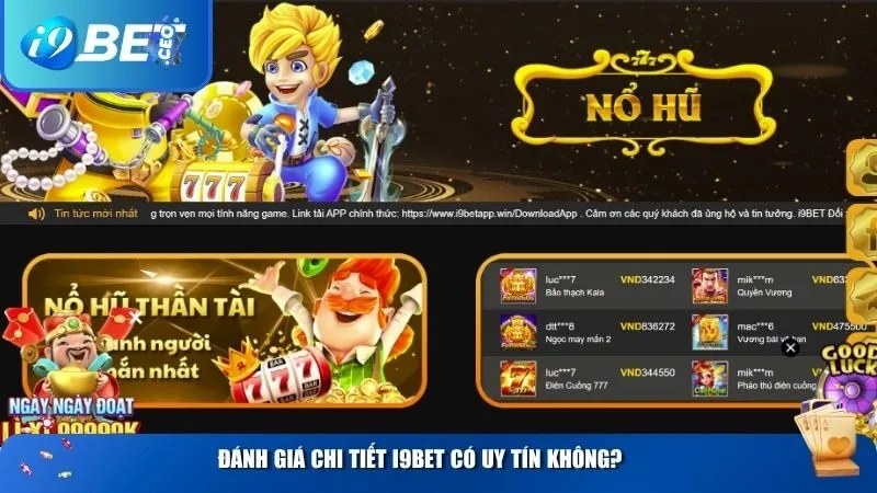 Đánh giá chi tiết i9BET có uy tín không?