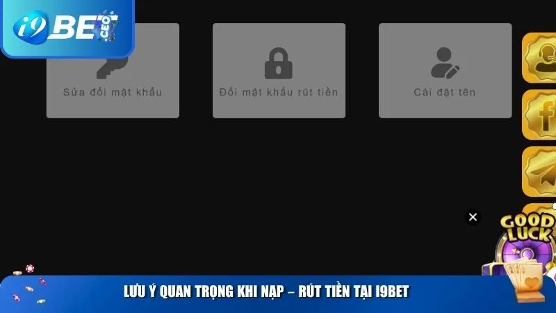 Hướng Dẫn Toàn Diện 2025 – Đăng Ký, Nạp/Rút Tiền Và Tải App i9BET Com Nhanh Nhất Lưu ý quan trọng khi nạp – rút tiền tại i9BET
